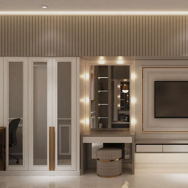 Eco-Friendly Fluted Outdoor WPC Wall Panel